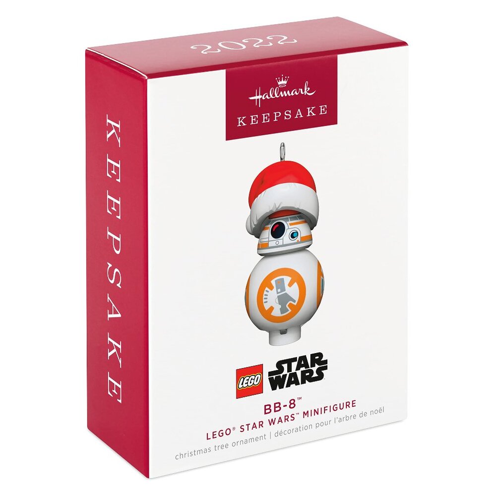 New! Lego Star Wars BB-8 Hallmark Keepsake Christmas Ornament 2022 Santa Droid
